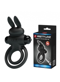 Черное эрекционное кольцо с вибростимуляцией клитора Vibrant Penis Ring III - Baile - в Подольске купить с доставкой