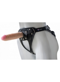 Универсальный мягкий пояс с насадкой Hard brutal BDSM-КОНСУЛ - 17 см. - LOVETOY (А-Полимер) - купить с доставкой в Подольске