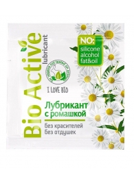 Пробник лубриканта на водной основе Bio Active - 3 гр. - Биоритм - купить с доставкой в Подольске