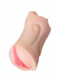 Телесный двусторонний мастурбатор Fruity Tongue - ротик и вагина - ToyFa - в Подольске купить с доставкой