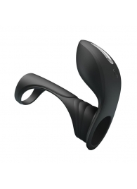 Черная насадка на пенис с вибрацией Vibration Penis Sleeve II - Baile - в Подольске купить с доставкой