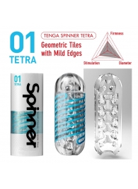 Мастурбатор SPINNER Tetra - Tenga - в Подольске купить с доставкой