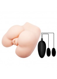 Пышная попка с двумя входами и вибрацией - Baile - в Подольске купить с доставкой