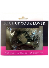 Черные меховые наручники Love с ключиками - Baile - купить с доставкой в Подольске