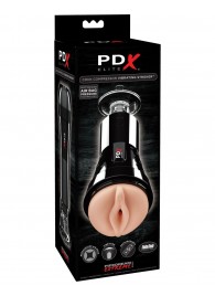 Телесный вибромастурбатор-вагина Cock Compressor Vibrating Stroker - Pipedream - в Подольске купить с доставкой