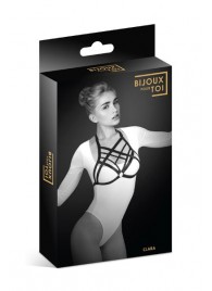 Черная упряжь на грудь Clara - Bijoux Pour Toi - купить с доставкой в Подольске