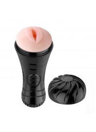 Мастурбатор-ротик в тубе с 7 уровнями вибрации и выносным пультом - Baile - в Подольске купить с доставкой