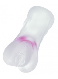 Прозрачный реалистичный мастурбатор Juicy Pussy Crystal Rose - ToyFa - в Подольске купить с доставкой