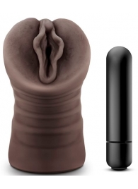 Коричневый мастурбатор-вагина Alexis - Blush Novelties - в Подольске купить с доставкой