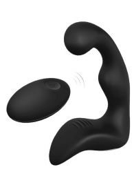 Черный вибромассажер простаты REMOTE BOOTY PLEASER - Dream Toys - в Подольске купить с доставкой