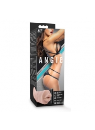 Телесный мастурбатор-ротик Angie - Blush Novelties - в Подольске купить с доставкой