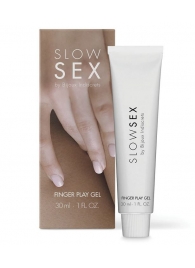 Гель для мастурбации с ароматом кокоса Slow Sex Finger Play Gel - 30 мл. - Bijoux Indiscrets - купить с доставкой в Подольске