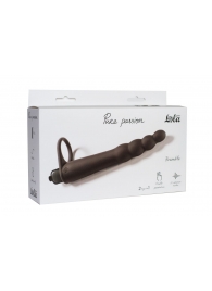 Черная вибронасадка для двойного проникновения Bramble - 16,5 см. - Lola Games - купить с доставкой в Подольске