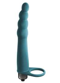 Зеленая вибронасадка для двойного проникновения Bramble - 16,5 см. - Lola Games - купить с доставкой в Подольске