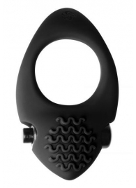 Черное эрекционное виброкольцо Pure Passion Midnight - Lola Games - в Подольске купить с доставкой