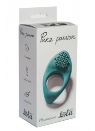 Зеленое эрекционное виброкольцо Pure Passion Moonshine - Lola Games - в Подольске купить с доставкой