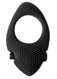 Черное эрекционное виброкольцо Pure Passion Sunset - Lola Games - в Подольске купить с доставкой