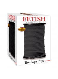 Черная веревка для связывания Bondage Rope - 60,9 м. - Pipedream - купить с доставкой в Подольске