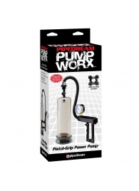 Черная мужская помпа PISTOL-GRIP POWER - Pipedream - в Подольске купить с доставкой