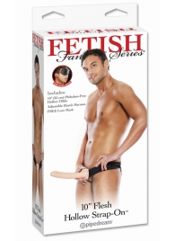 Мужской полый страпон 10  Hollow Strap-On - 24 см. - Pipedream - купить с доставкой в Подольске