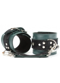 Изумрудные оковы на ноги Ladys Arsenal на карабинах - БДСМ Арсенал - купить с доставкой в Подольске