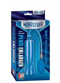 Синяя вакуумная помпа MENZSTUFF PENIS ENLARGER - Dream Toys - в Подольске купить с доставкой