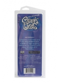 Набор черных эрекционных колец Cock ties - Doc Johnson - в Подольске купить с доставкой