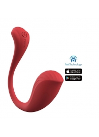 Красный интерактивный вибромассажер Phoenix Neo - Svakom