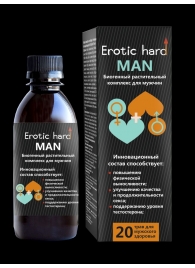 Мужской биогенный концентрат для усиления эрекции Erotic hard Man - 250 мл. - Erotic Hard - купить с доставкой в Подольске