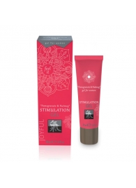 Возбуждающий интимный гель для двоих STIMULATION GEL Pomegranate   Nutmeg - 30 мл. - Shiatsu - купить с доставкой в Подольске