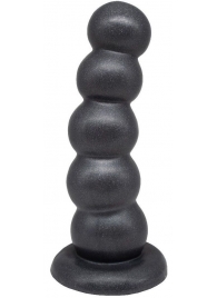 Черная насадка-плаг на харнесс PLATINUM 9 - 24 см. - LOVETOY (А-Полимер) - купить с доставкой в Подольске