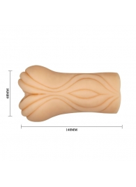 Телесный мастурбатор-вагина Louise - Baile - в Подольске купить с доставкой