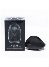 Черный инновационный мужской вибратор PULSE SOLO ESSENTIAL - Hot Octopuss - в Подольске купить с доставкой