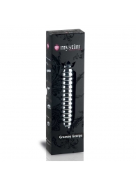 Рельефный фаллос для интенсивного электросекса Groovey George - 20 см. - MyStim - купить с доставкой в Подольске