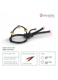 Утяжка под головку для электростимулятора Pearly Pete - MyStim - купить с доставкой в Подольске