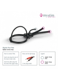 Утяжка под головку для электростимулятора Pure Pete - MyStim - купить с доставкой в Подольске