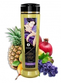 Массажное масло Libido Exotic Fruits с ароматом экзотических фруктов - 240 мл. - Shunga - купить с доставкой в Подольске