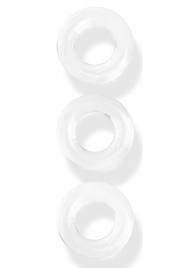 Набор из 3 гладких прозрачных эрекционных колец - Erowoman-Eroman - в Подольске купить с доставкой