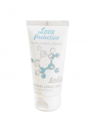 Увлажняющий лубрикант на водной основе Love Protection - 50 мл. - Lola Games - купить с доставкой в Подольске