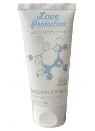 Увлажняющий лубрикант на водной основе Love Protection - 50 мл. - Lola Games - купить с доставкой в Подольске