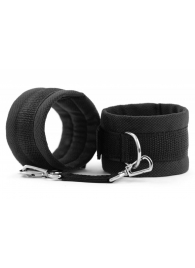 Черные наручники My rules на сцепке - БДСМ Арсенал - купить с доставкой в Подольске