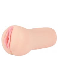 Телесный вибромастурбатор-вагина с рельефом EMILY AUTO - KOKOS - в Подольске купить с доставкой