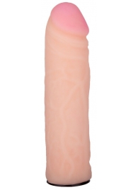 Пояс-трусики с насадкой Glamour Silver - 15,5 см. - LOVETOY (А-Полимер) - купить с доставкой в Подольске