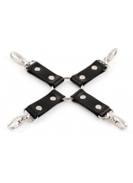 Черная крестовина Ladys Arsenal с карабинами - БДСМ Арсенал - купить с доставкой в Подольске