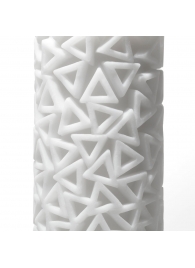 Белый 3D мастурбатор PILE - Tenga - в Подольске купить с доставкой