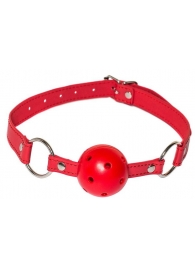 Красный кляп-шарик Firecracker - Lola Games - купить с доставкой в Подольске