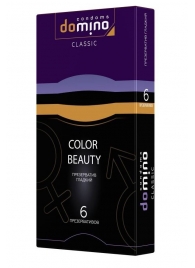 Разноцветные презервативы DOMINO Colour Beauty - 6 шт. - Domino - купить с доставкой в Подольске