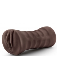 Коричневый мастурбатор-вагина Hot Chocolate Brianna - Blush Novelties - в Подольске купить с доставкой