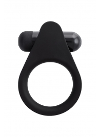 Черное эрекционное виброкольцо Brid с шипиками - A-toys - в Подольске купить с доставкой