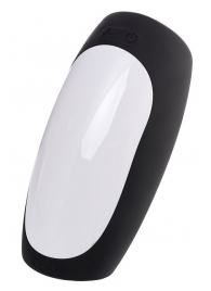 Черно-белый перезаряжаемый мастурбатор Erotist Hailstorm - Erotist Adult Toys - в Подольске купить с доставкой